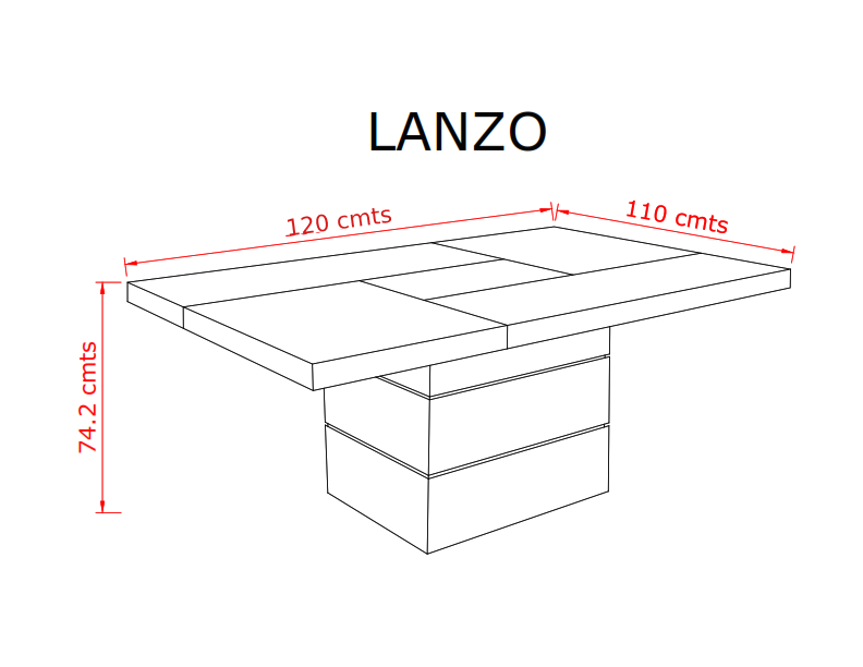 Mesa de Centro Jianto - Brunati Casa